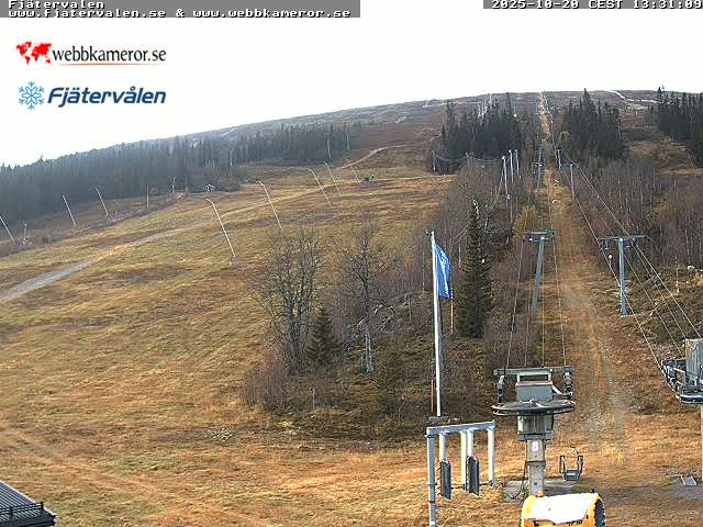 Fjätervålen, udsigt fra Fjätervålens Wärdshus