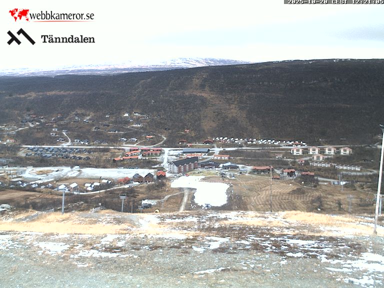 Funäsfjällen,坦达伦,从顶部看到的景色