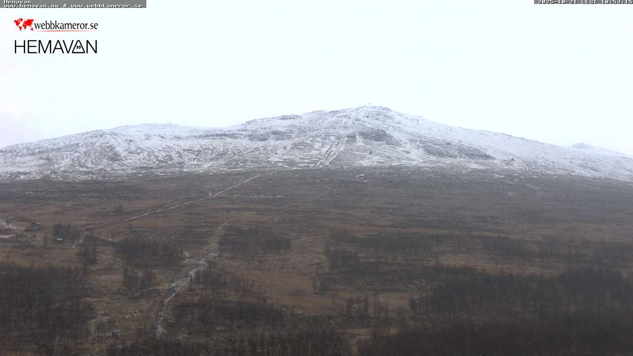 Hemavan,Kungsliften 和 Kungstoppen 景观