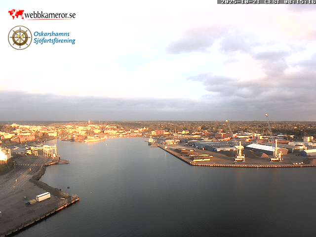 Oskarshamn, näkymä sisäsatamaan